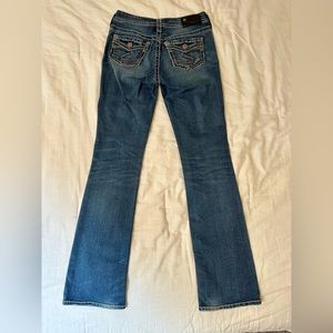 Silver Suki Midrise Slim Bootcut Jeans